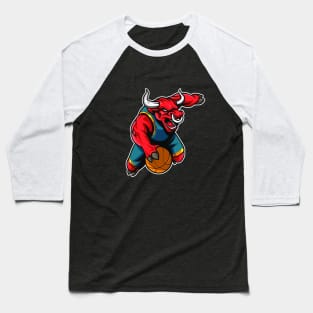 Bull Basketball Baseball T-Shirt